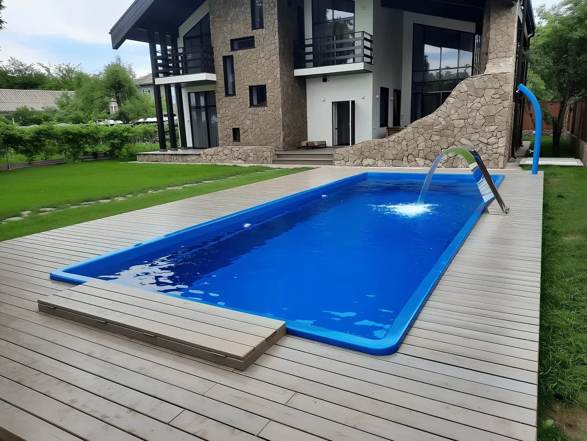 Композитный бассейн Laguna 9 — вид сверху в Воскресенске