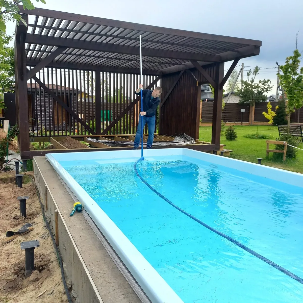 Копинговый бордюрный камень для бассейна Laguna в Воскресенске